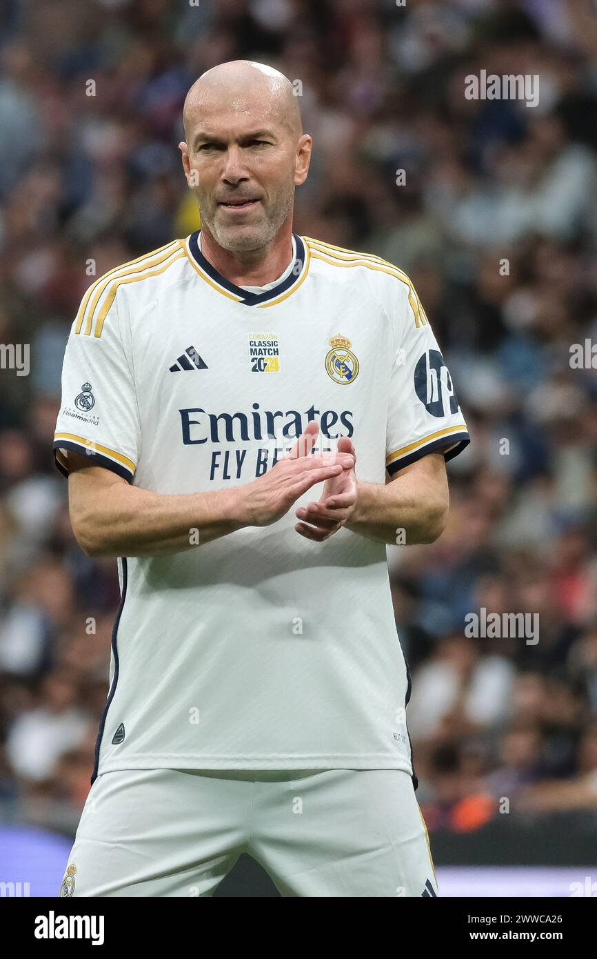 Zinedine Zidane on during the Corazon Classic 2024 charity Zinedine Zidane on during the Corazon Classic 2024 charity