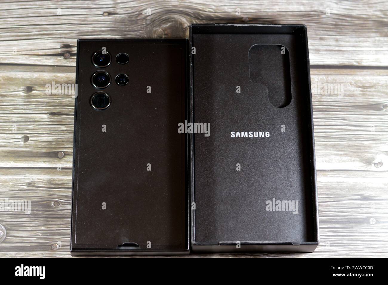 Cairo, Egypt, March 22 2024 The Samsung Galaxy S23 Ultra, highend