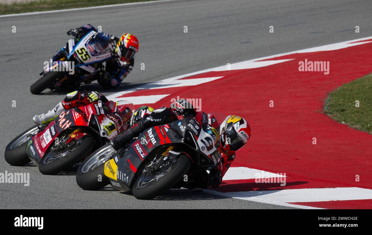 NÂ°9 Danilo Petrucci Ducati Panigale V4R Barni Spark Racing Team during ...