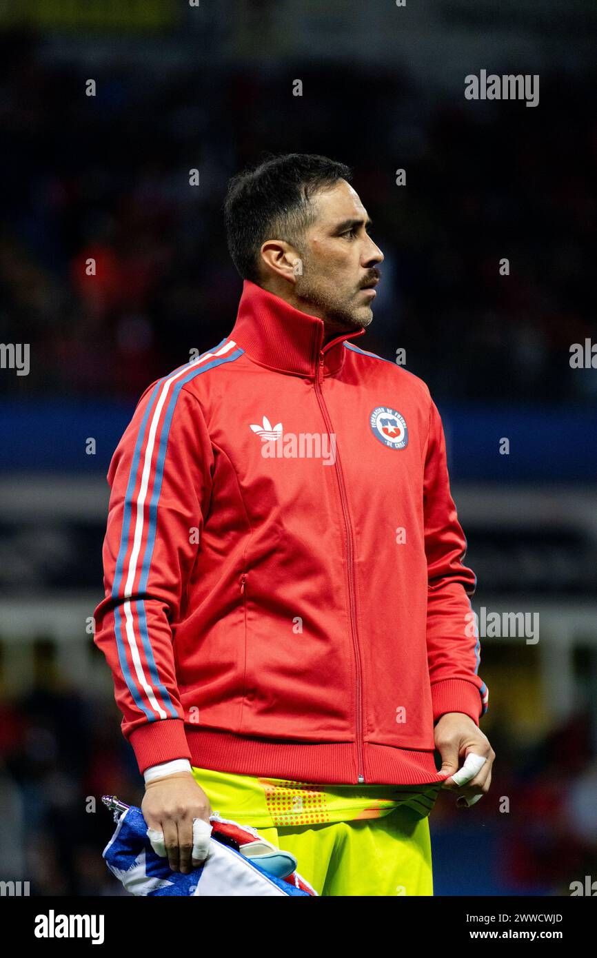 Parma, Italy. 22nd Mar, 2024. Chile goalkeeper Claudio Bravo portrait during Albania vs Chile, Friendly football match in Parma, Italy, March 22 2024 Credit: Independent Photo Agency/Alamy Live News Stock Photo