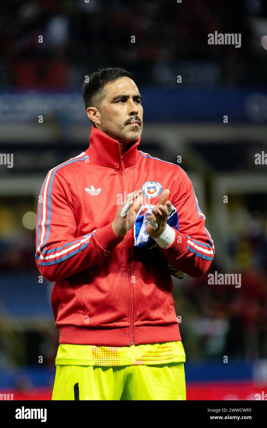 Parma, Italy. 22nd Mar, 2024. Chile Goalkeeper Claudio Bravo portrait during Albania vs Chile, Friendly football match in Parma, Italy, March 22 2024 Credit: Independent Photo Agency/Alamy Live News Stock Photo