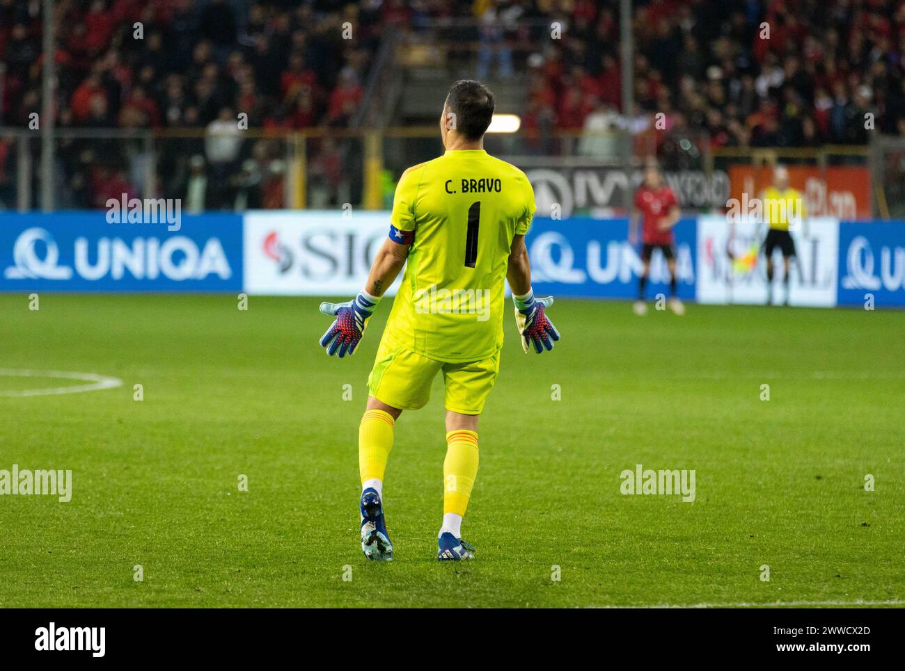 Parma, Italy. 22nd Mar, 2024. Chile Goalkeeper Claudio Bravo Portrait during Albania vs Chile, Friendly football match in Parma, Italy, March 22 2024 Credit: Independent Photo Agency/Alamy Live News Stock Photo