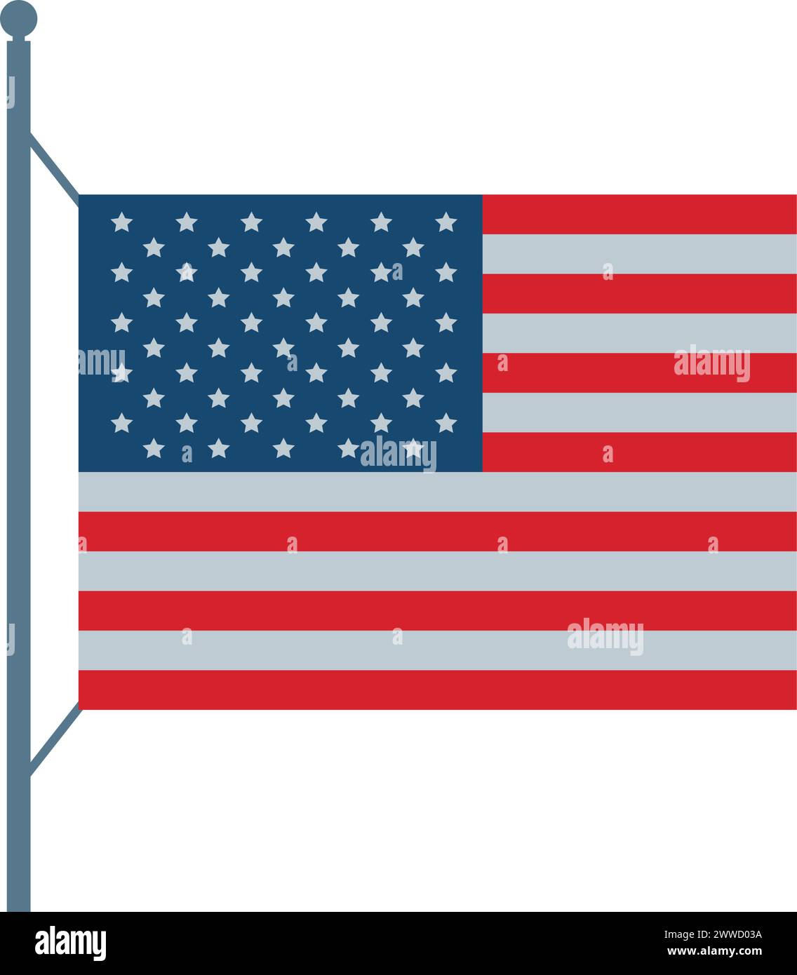 memorial day american flag Stock Vector Image & Art - Alamy