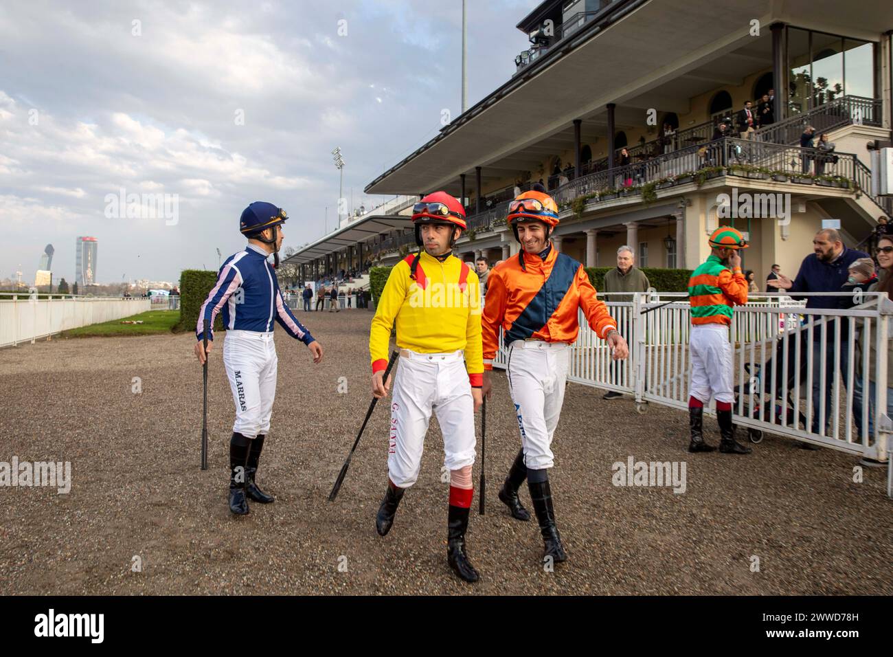 Milano, Italia. 23rd Mar, 2025. Ippodromo di San Siro, prima giornata