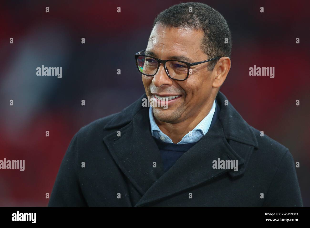 Gilberto Silva during the International Friendly match England vs Brazil at Wembley Stadium, London, United Kingdom, 23rd March 2024  (Photo by Gareth Evans/News Images) Stock Photo