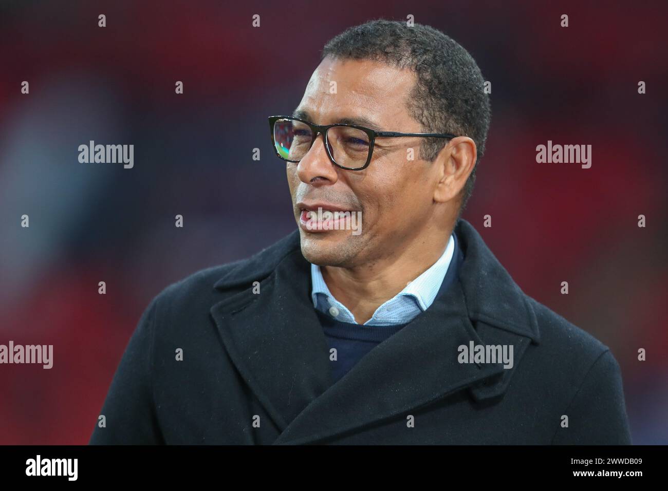 Gilberto Silva during the International Friendly match England vs Brazil at Wembley Stadium, London, United Kingdom, 23rd March 2024  (Photo by Gareth Evans/News Images) Stock Photo