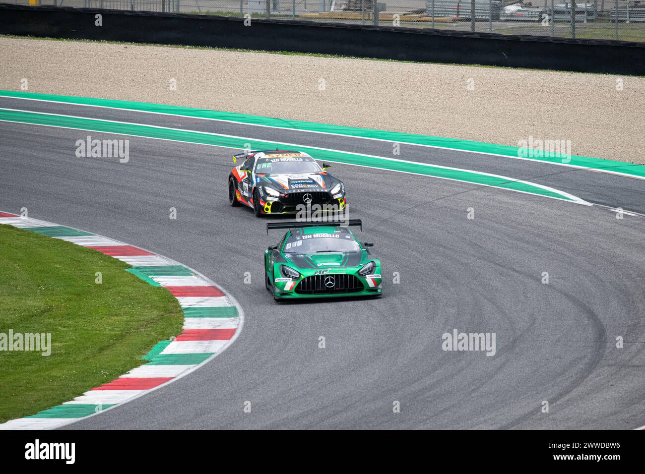 Mugello circuit, Italy 23/03/2024 - 12h Mugello, 24H Series. Race part ...