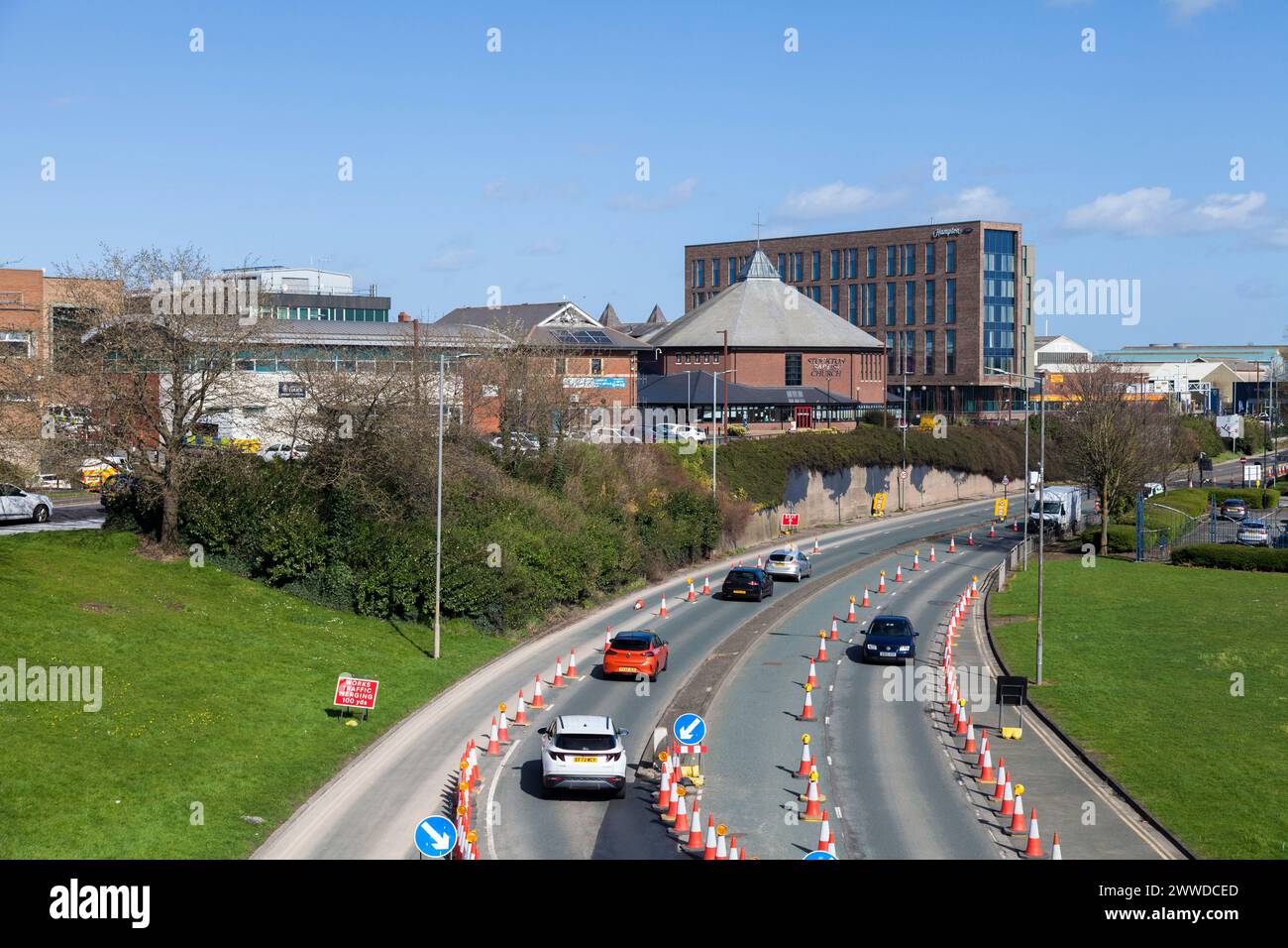 Stockton Riverside Road Including church lane hi-res stock photography and images - Alamy
