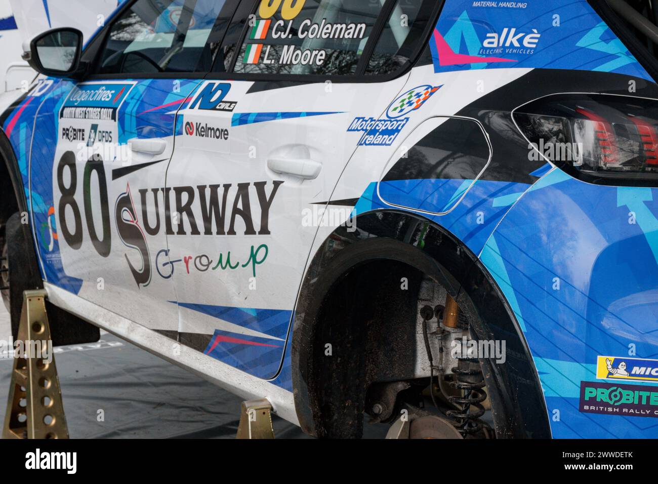 Peugeot 208 Rally4. North West Stages Rally 2024 Stock Photo Alamy
