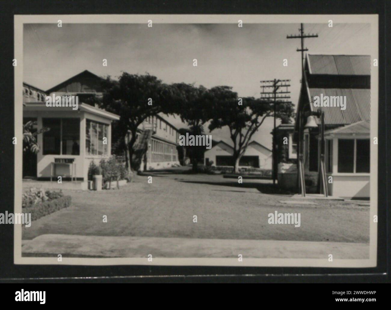 Description: Beau Bassin Prison. From left to right, Chief Officer's ...