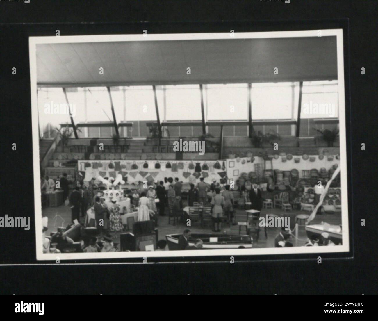 Description: Exhibition of prison industries and handicrafts. Selection ...