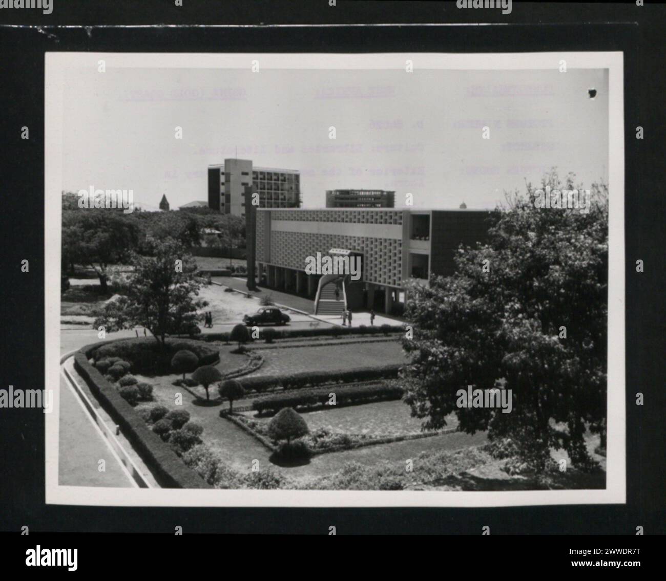 Description Exterior of the new Central Library in Accra. Location