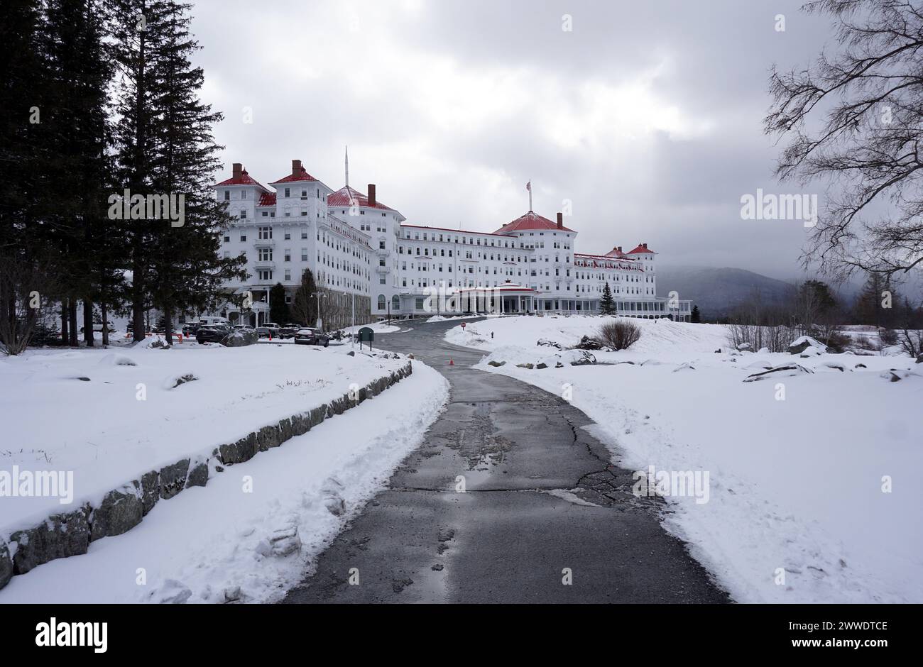 The omni mount washington hotel new hampshire stock photo alamy
