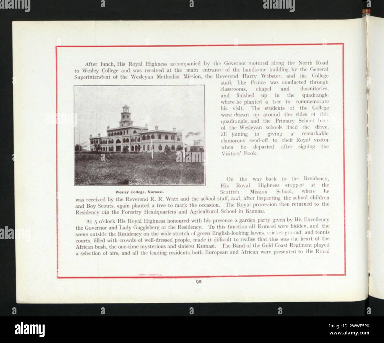 Wesley College in Kumasi, Ghana, functioned as an educational ...