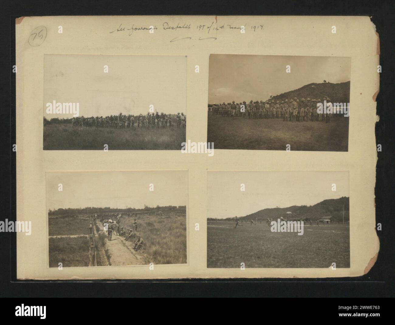 Description: See Governor's Despatch 198 14th March 1917. Location: Borneo Date: 14 March 1917 asia, malaysia, borneo, sabah, asiathroughalens Stock Photo