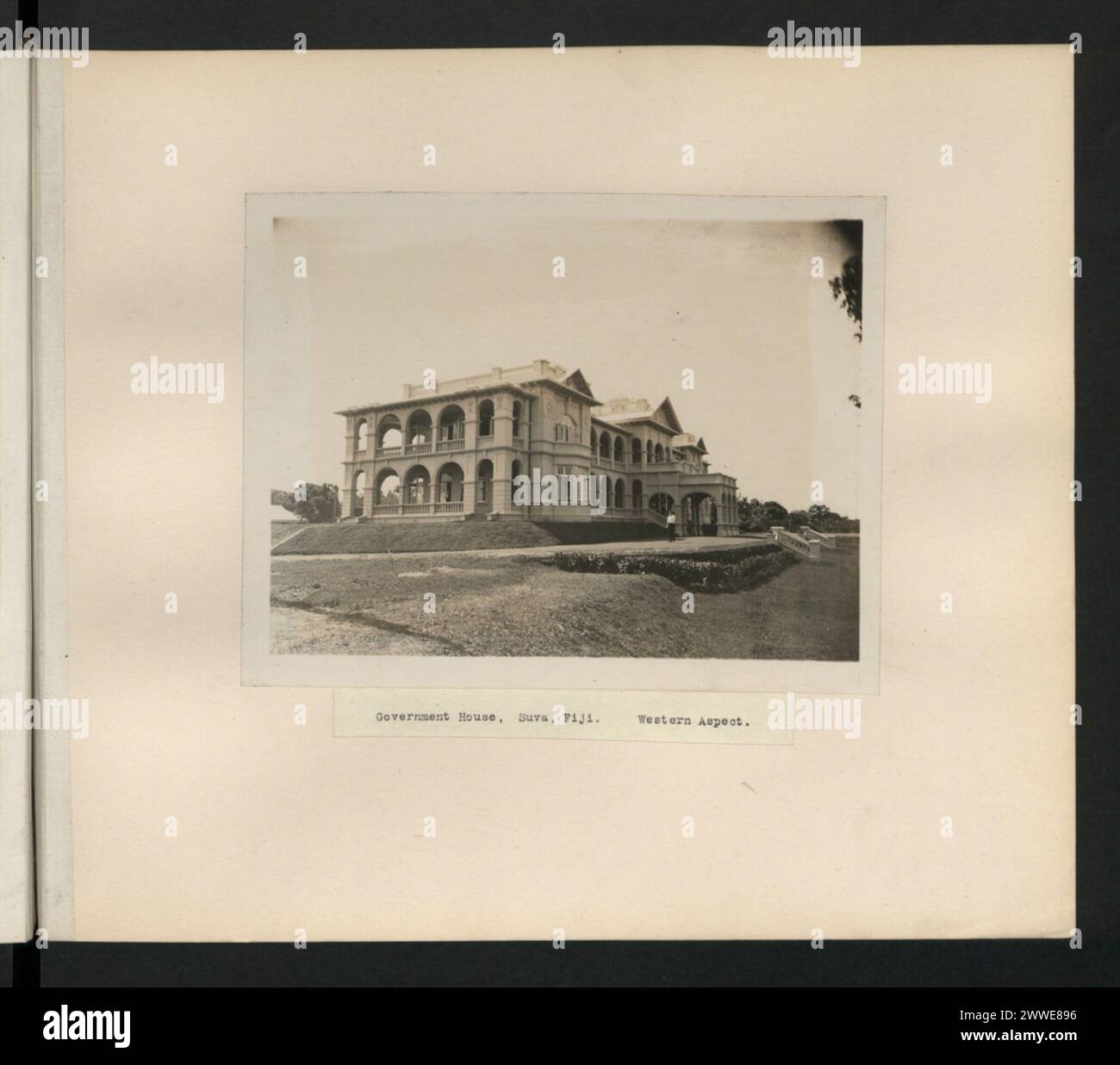 Description: Government House, Suva, Fiji. Western Aspect. Location ...