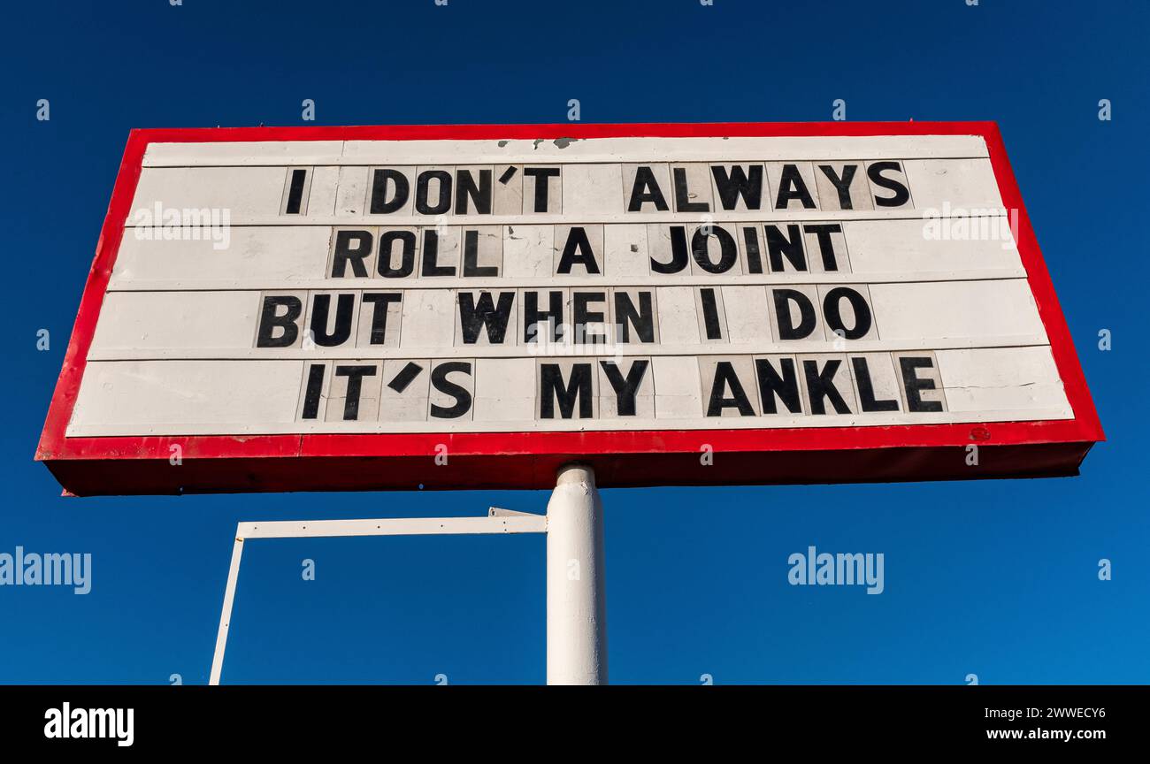 Funny billboards road signs hi res stock photography and images Alamy Funny billboards road signs hi res stock photography and images Alamy