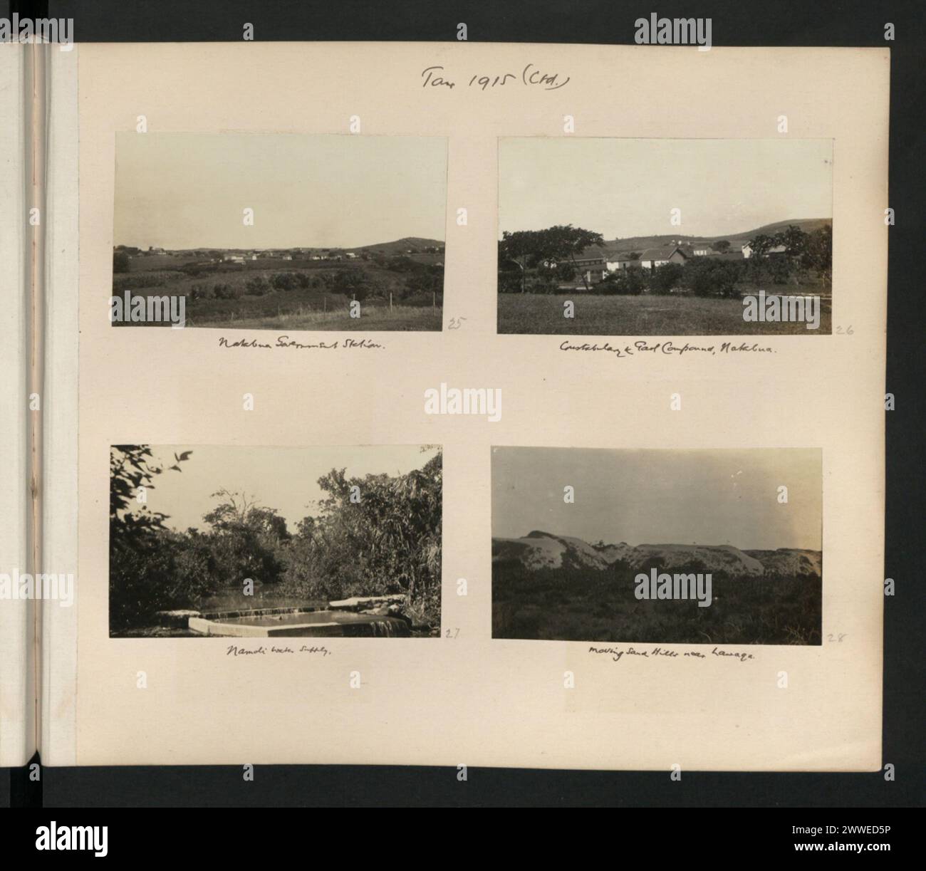 Natalna A 1915 tour in Fiji showing Natalna Government Station, constabulary ...