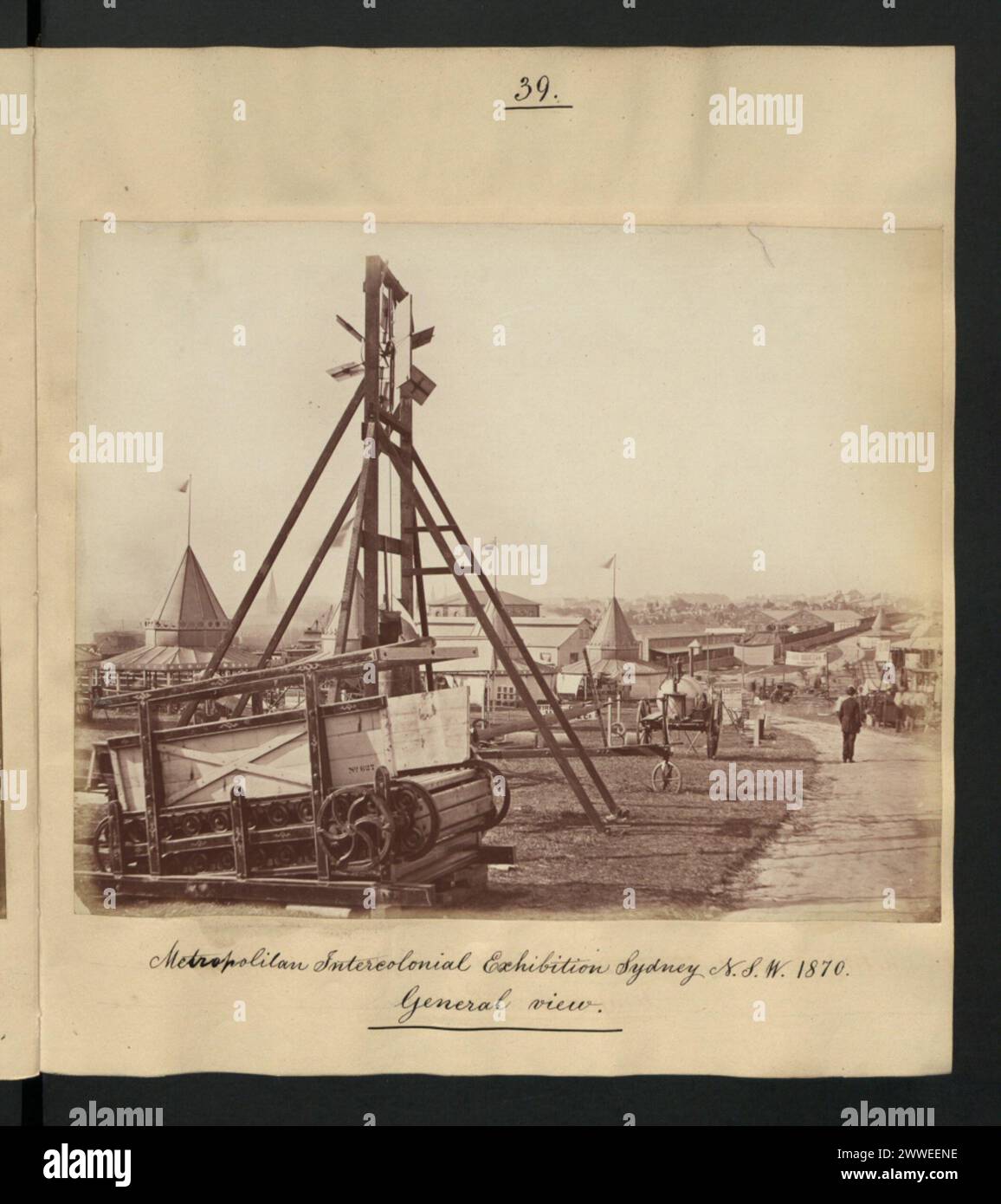 Intercolonial A general view of the Metropolitan Intercolonial Exhibition in Sydney ...