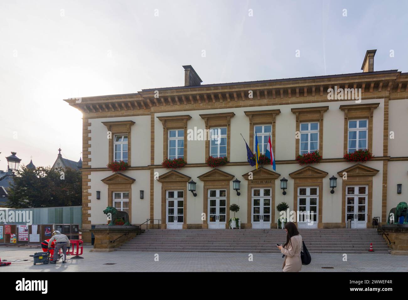 Town Hall Luxembourg City Luxemburg, LÃt Luxembourg Luxembourg Stock