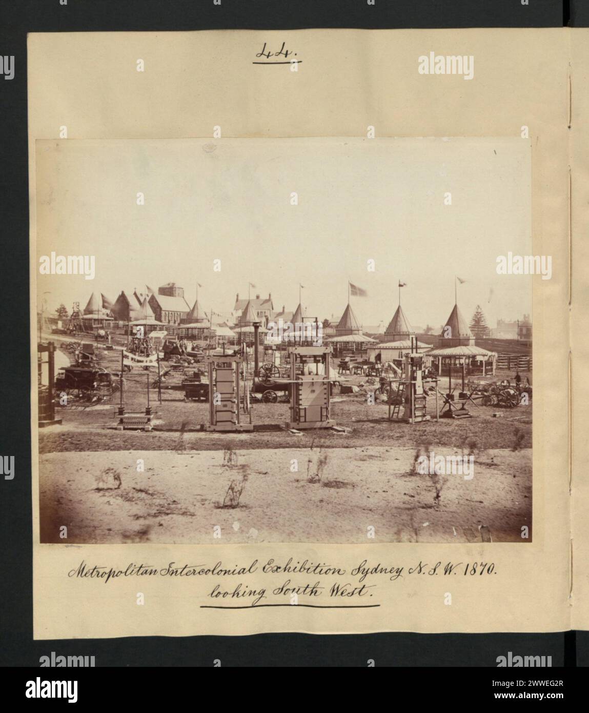 Intercolonial View toward the South West from a building at the Metropolitan ...