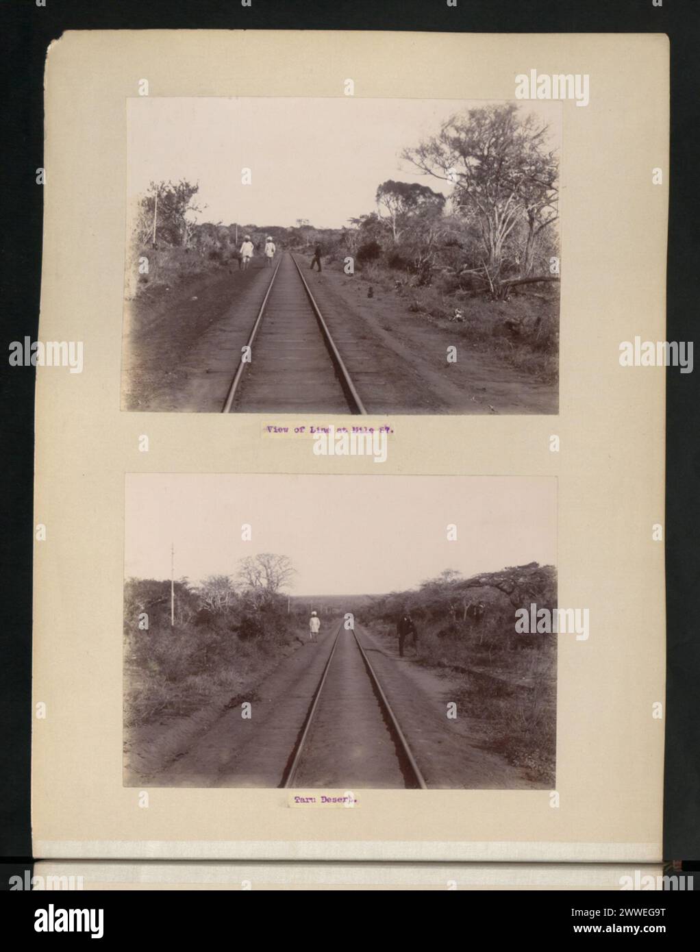 Description: View of Line at Mile 57. Description: Taru Desert ...