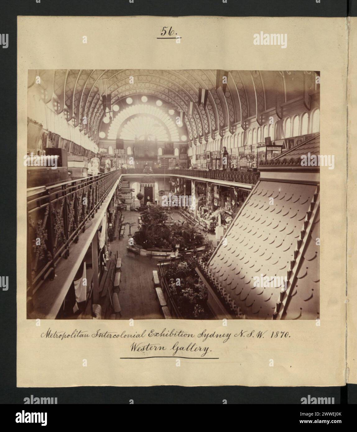 Intercolonial The Western Gallery of the Metropolitan Intercolonial Exhibition in ...