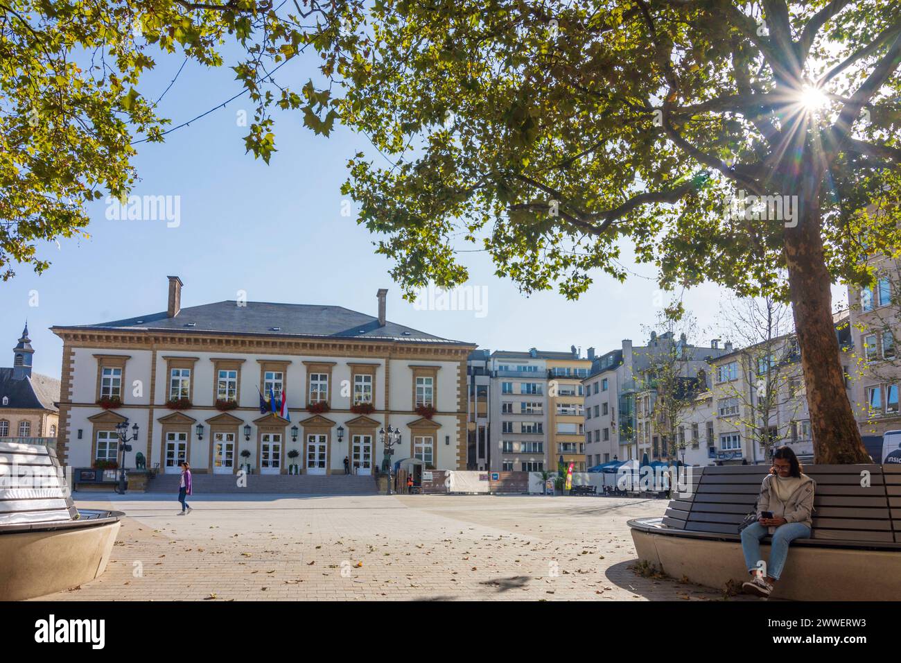 Town Hall Luxembourg City Luxemburg, LÃt Luxembourg Luxembourg Stock