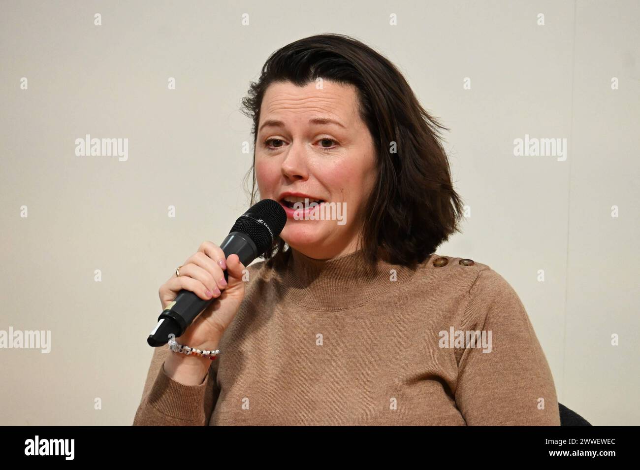 Leipziger Buchmesse 2025 auf der Messe in Leipzig. Foto Louise Pelt