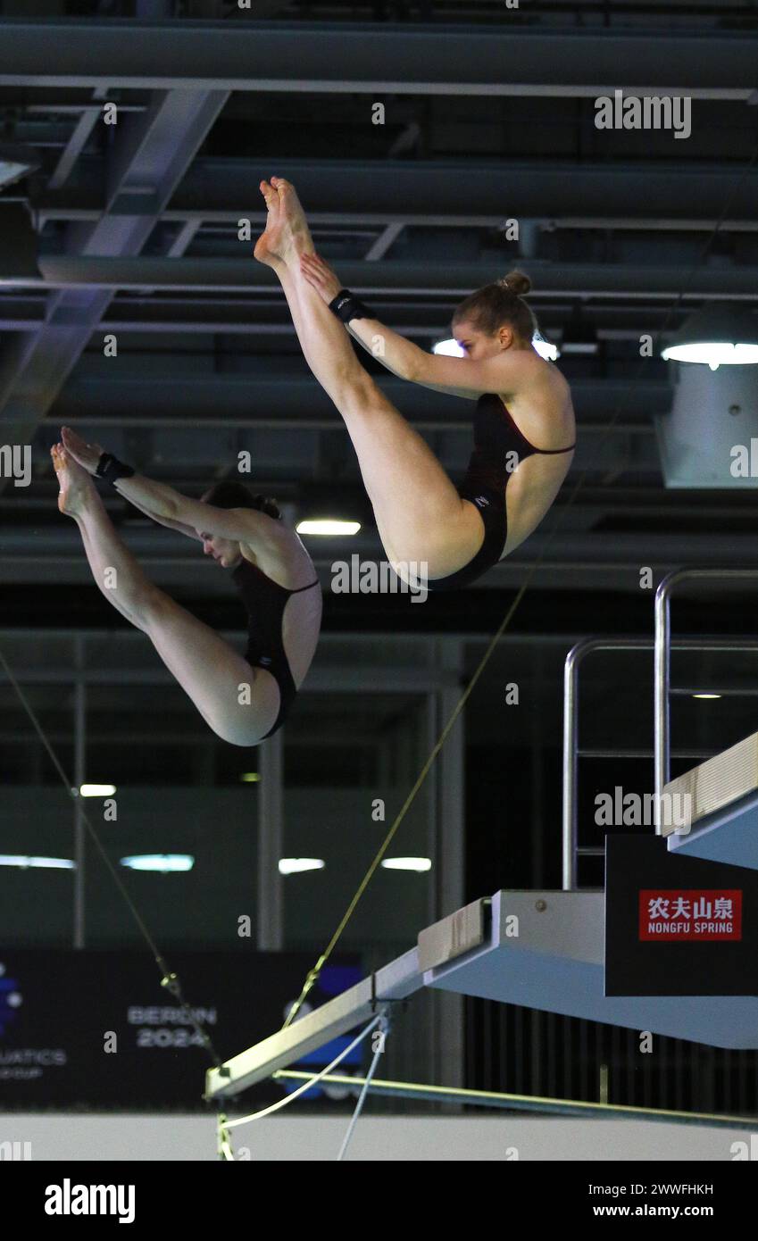 Berlin, Germany March 23, 2024 Christina WASSEN and Elena WASSEN of