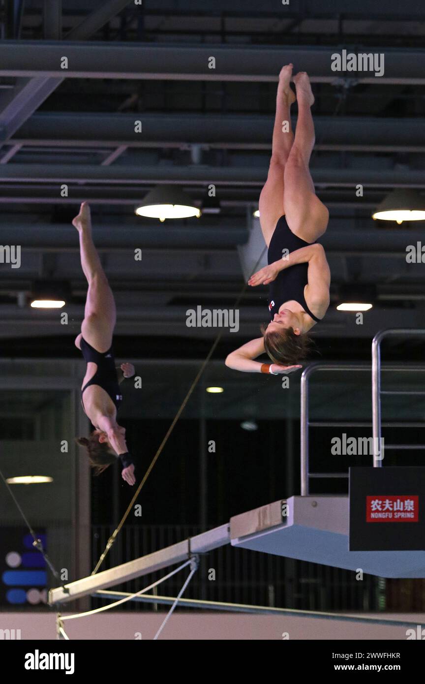 Berlin, Germany March 23, 2024 Kate MILLER and Caeli McKAY of Canada