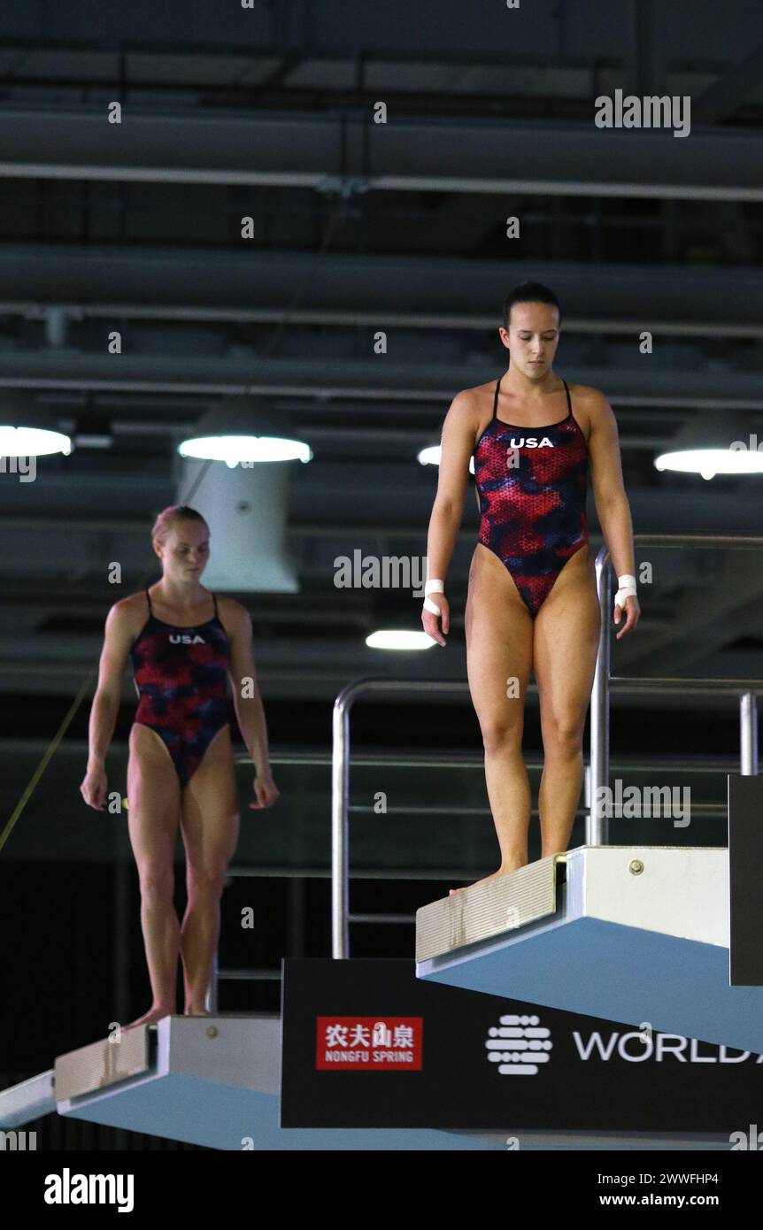 Berlin, Germany March 23, 2024 Jessica PARRATTO and Delaney SCHNELL