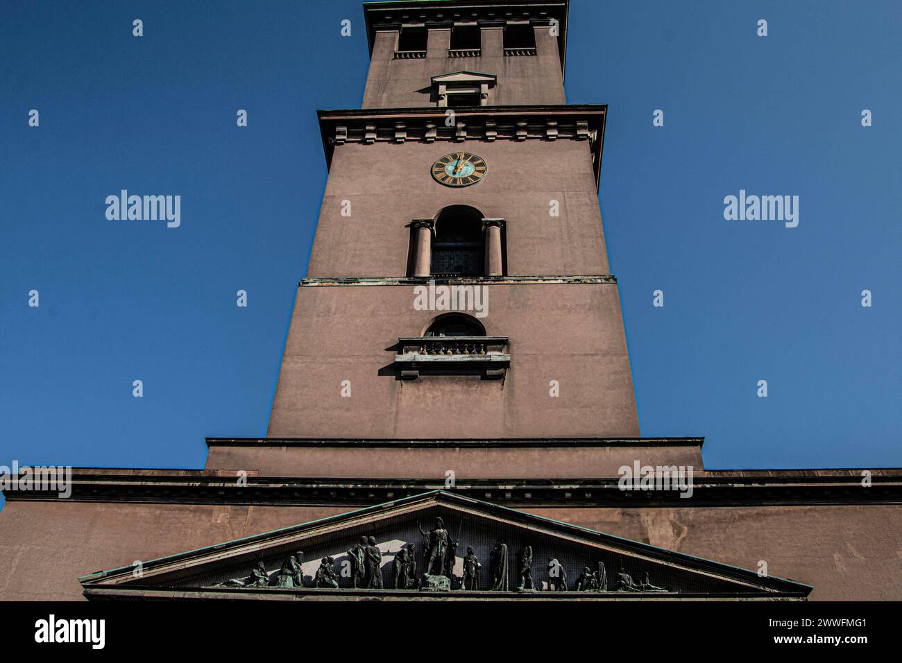 The Church of Our Lady Danish Vor Frue Kirke is the Lutheran cathedral