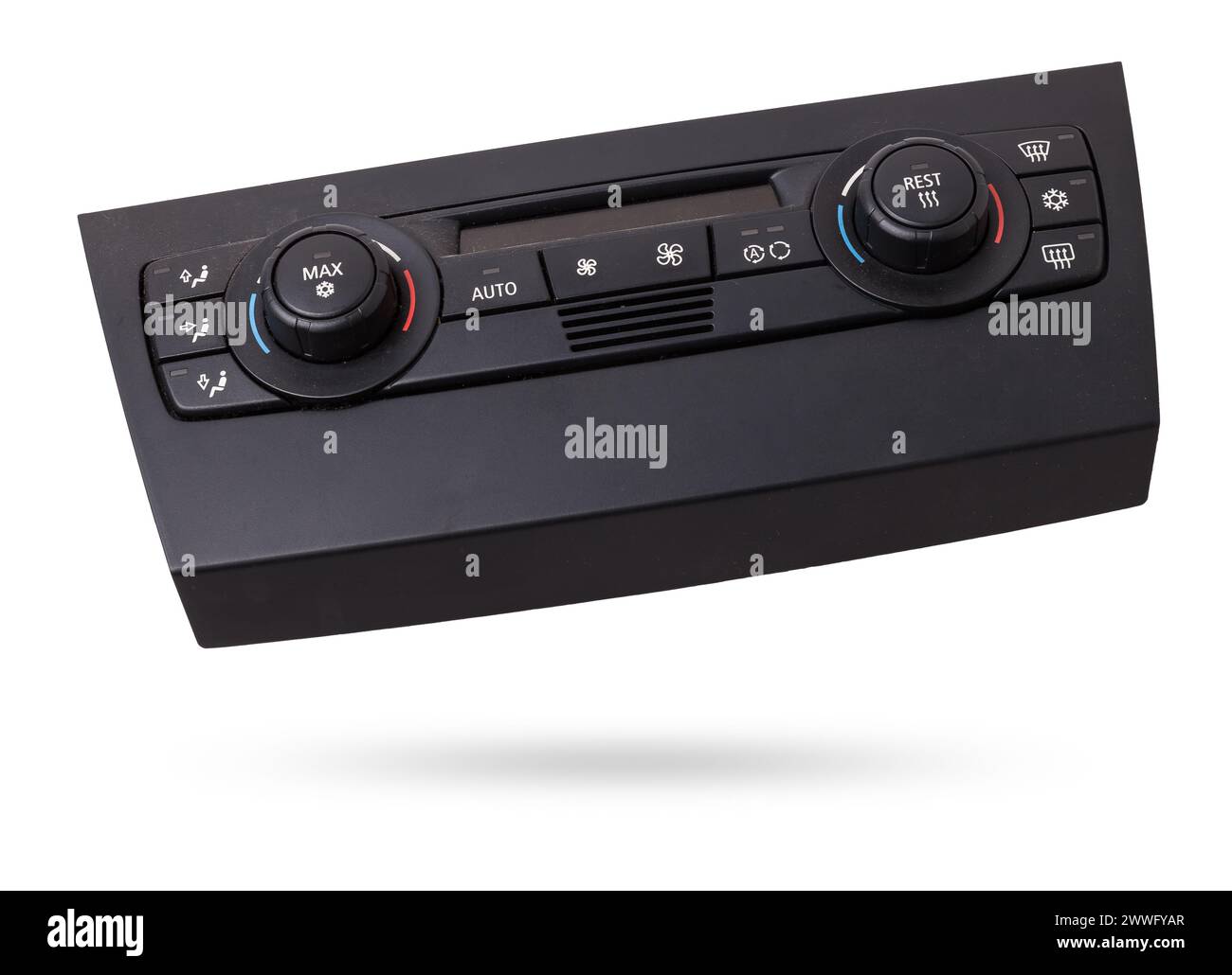 Closeup of climate control panel, Setting up and refueling the air