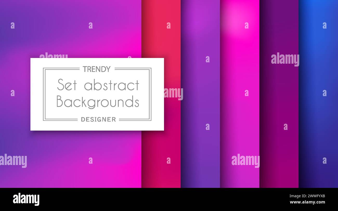 A set of trending patterns of purple ultraviolet style backgrounds for ...