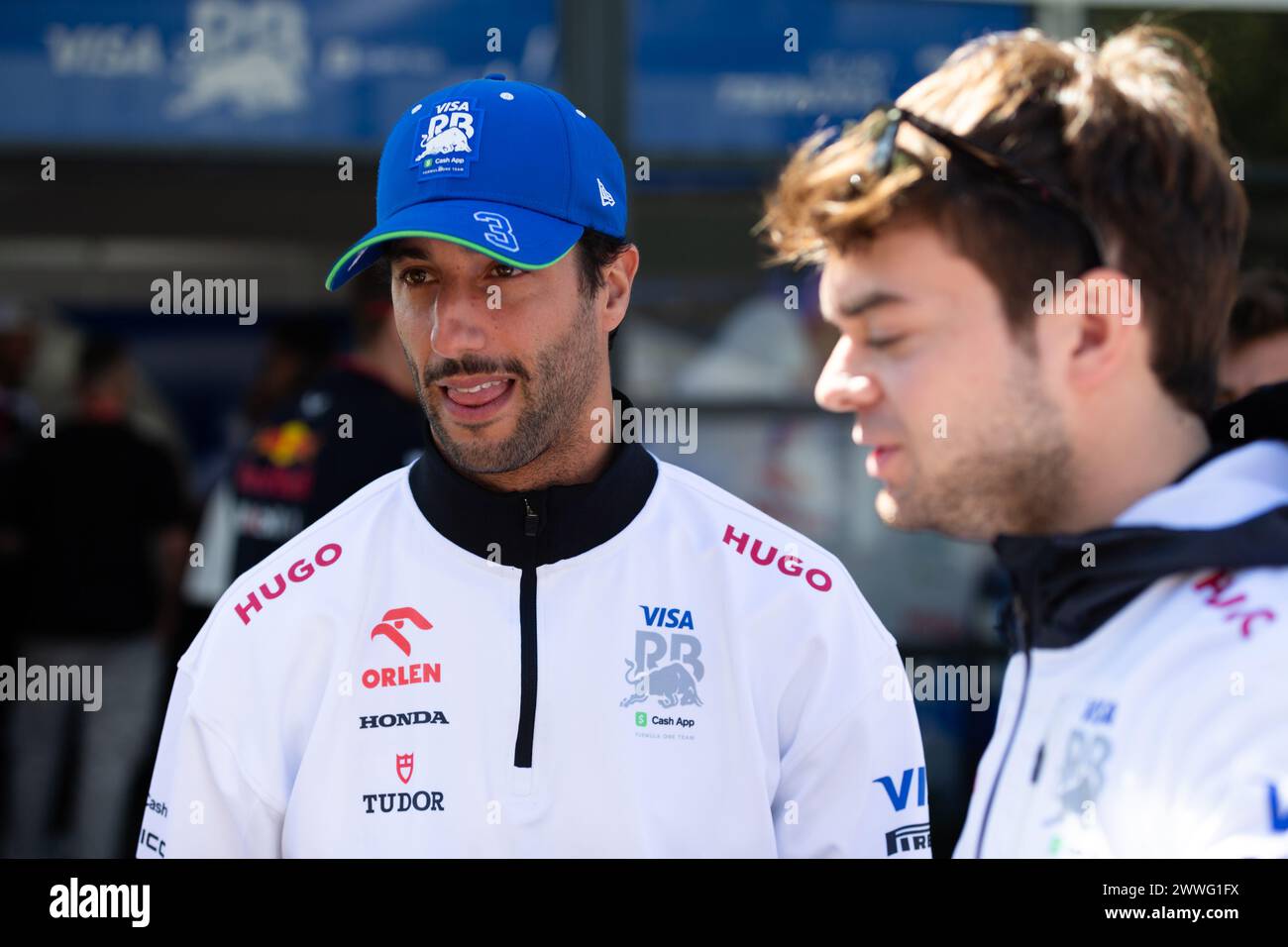 Albert Park, Australia, 24 March, 2024. Daniel Ricciardo is seen during the F1 Rolex Australian Grand Prix at the Melbourne Grand Prix Circuit on March 24, 2024 in Albert Park, Australia. Credit: Dave Hewison/Speed Media/Alamy Live News Stock Photo