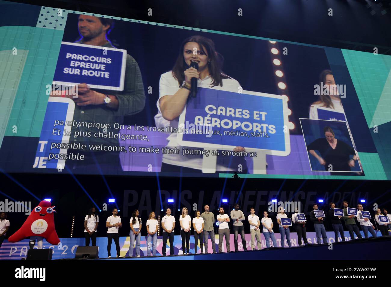 © PHOTOPQR/LE PARISIEN/Delphine Goldsztejn ; Paris ; 23/03/2024 ; JO