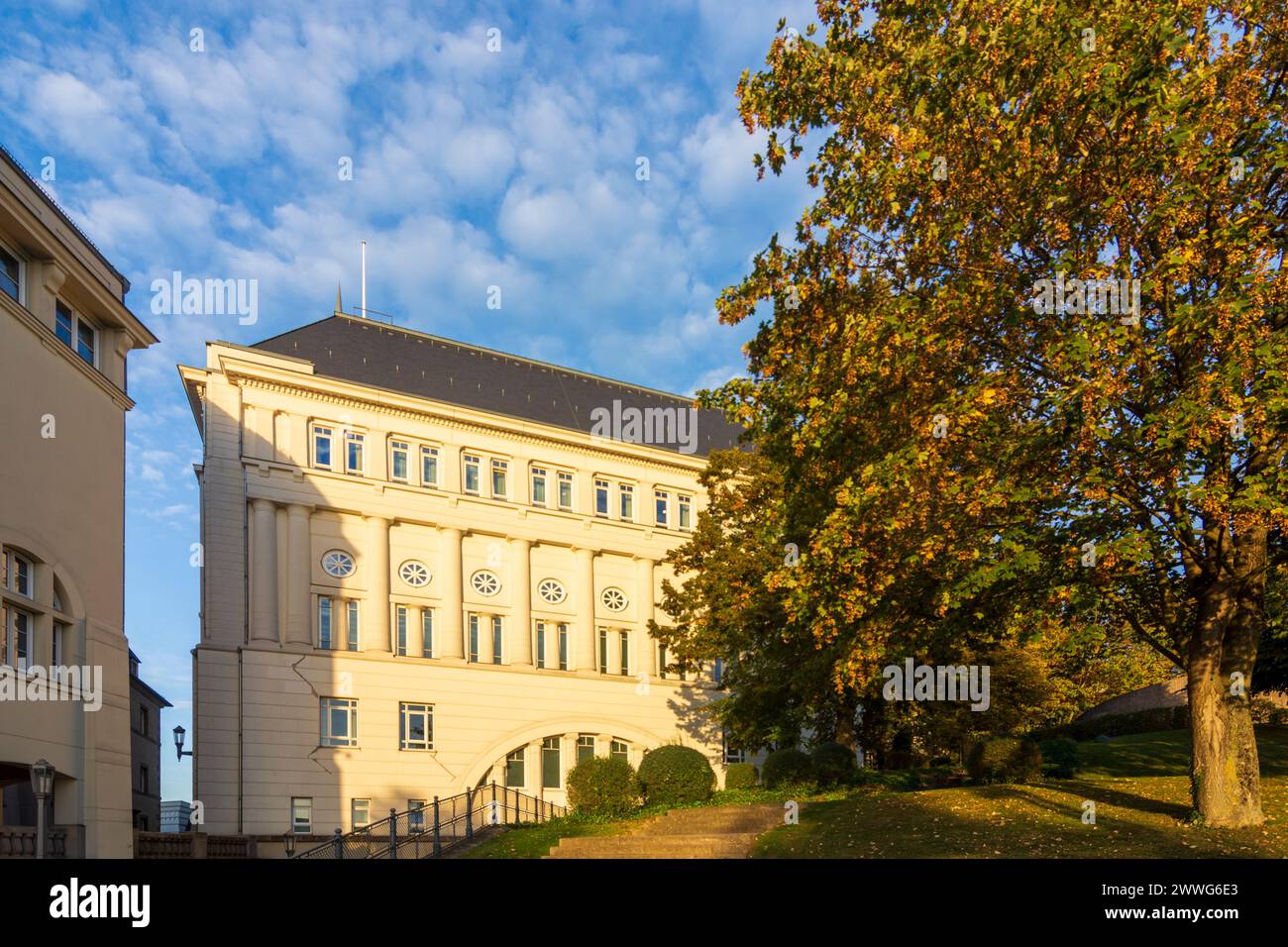 Luxembourg City (Luxemburg, Lëtzebuerg): Judiciary City on the Saint-Esprit plateau in , Luxembourg, Luxembourg Stock Photo
