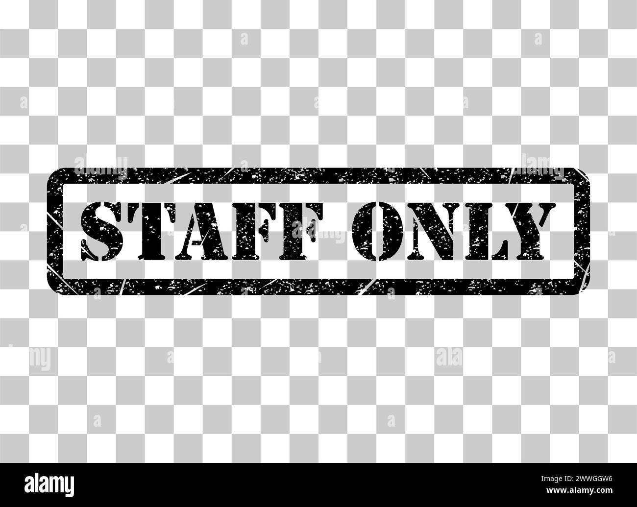 Only staff icon, danger zone symbol, safety entry person sign vector