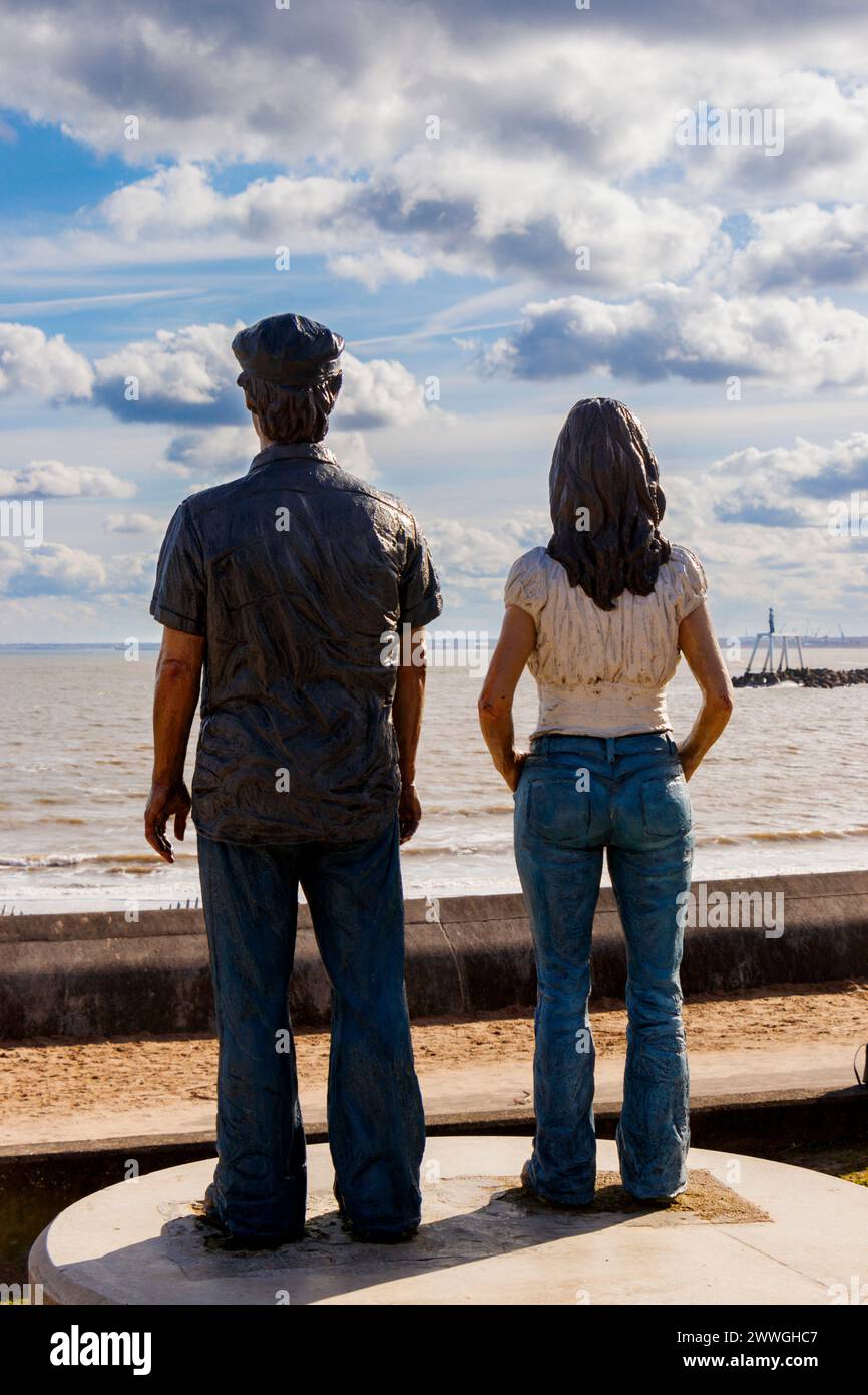 Land couple, small scale replica, of the 'Couple' public art sculpture