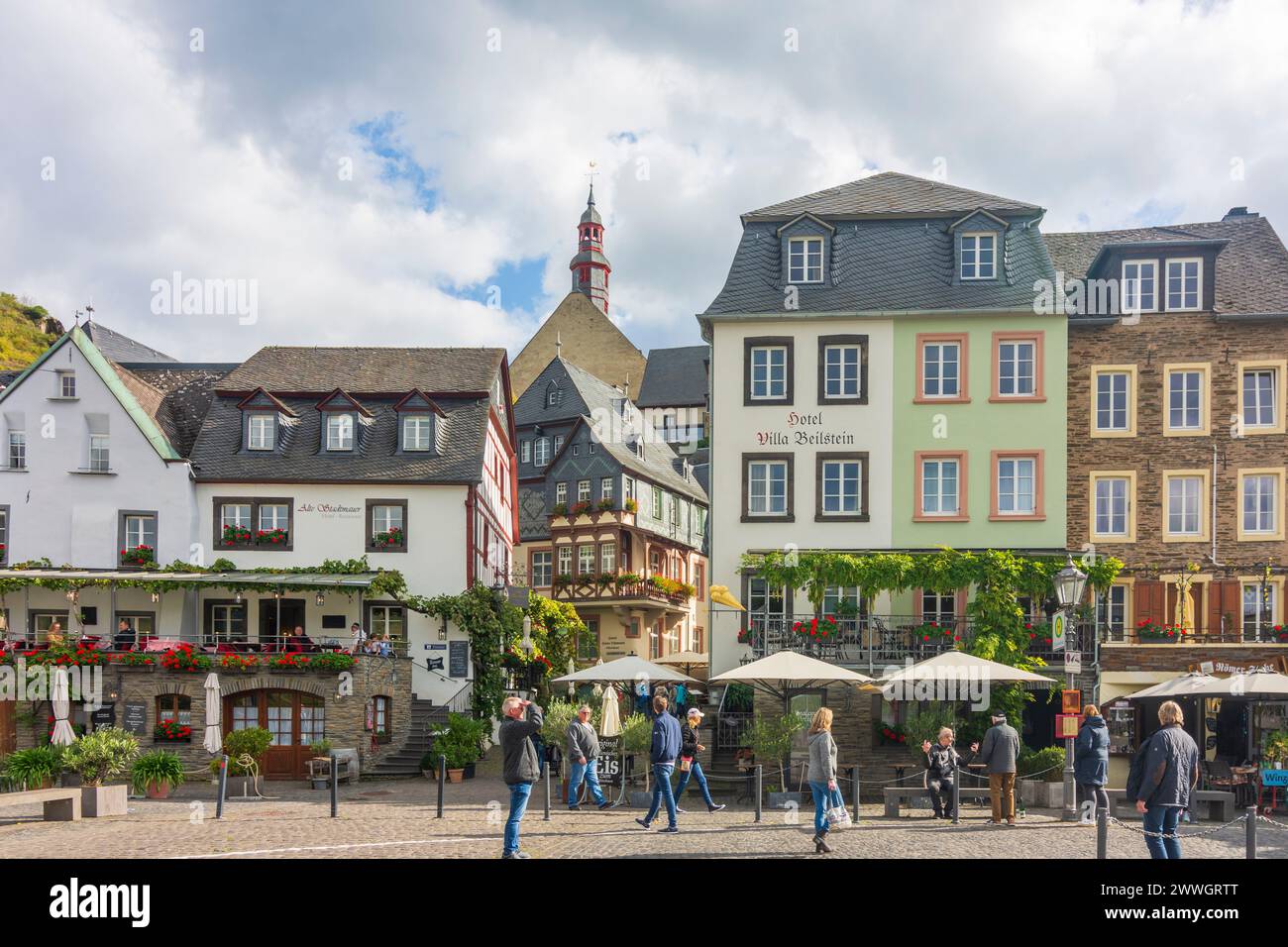 Beilstein: Beilstein Old Town in Mosel, Rheinland-Pfalz, Rhineland-Palatinate, Germany Stock Photo