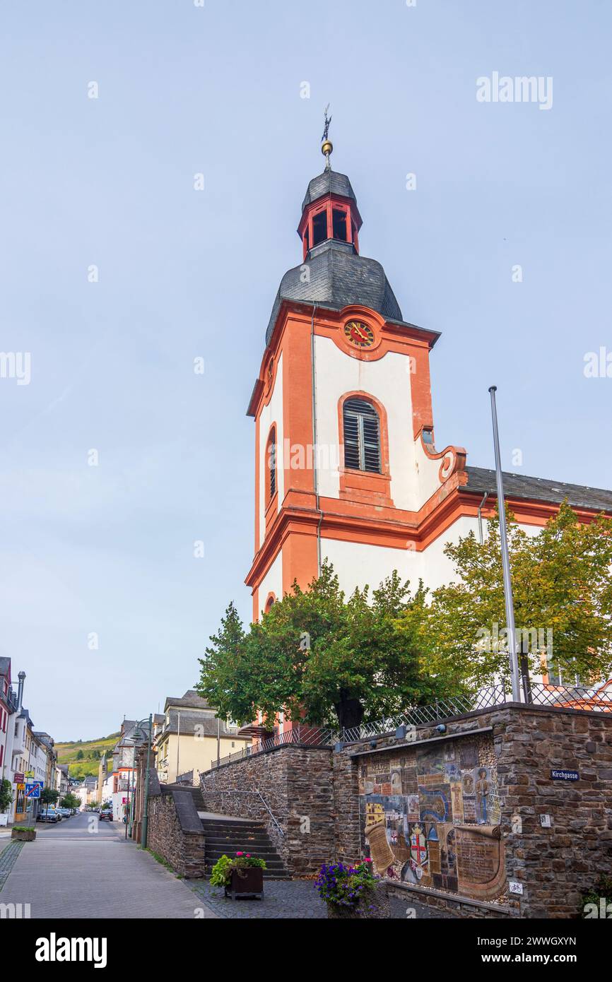 Zell: church St. Peter in Mosel, Rheinland-Pfalz, Rhineland-Palatinate, Germany Stock Photo