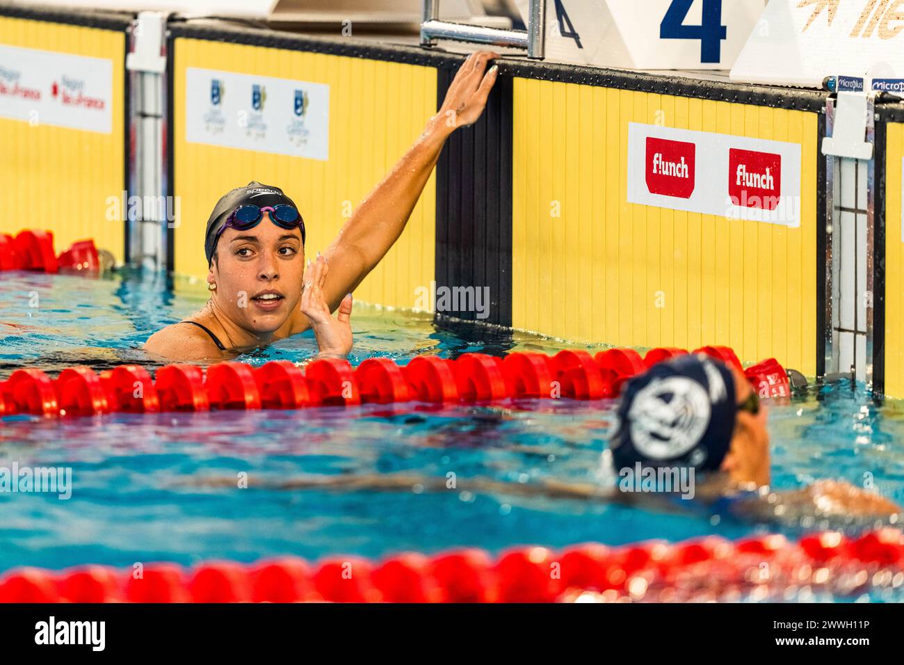 Mary Sophie HARVEY (CAN), women 400m medley final, during the Giant Open 2024, Swimming event on