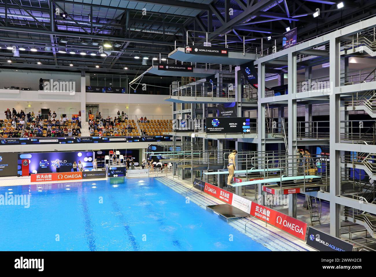 Berlin, Germany March 22, 2024 Panoramic view of Schwimm