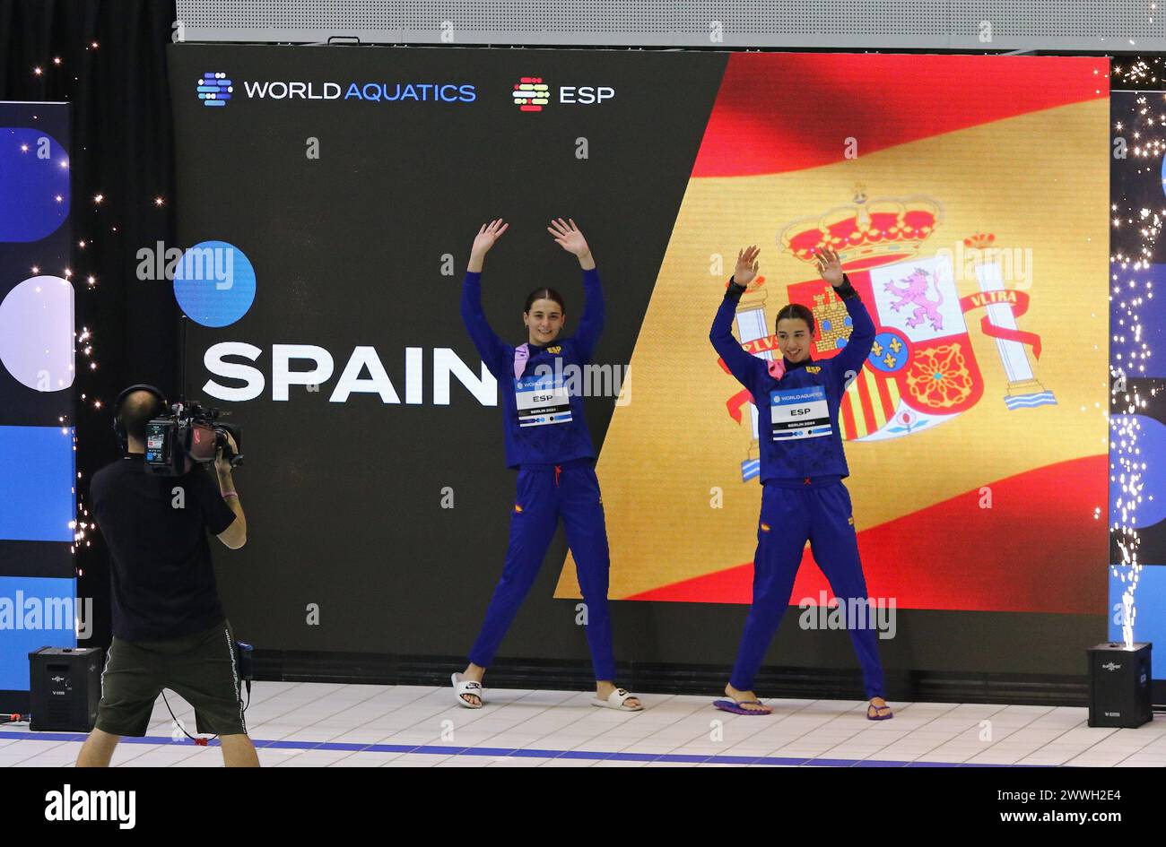 Berlin, Germany March 23, 2024 Ana CARVAJAL and Valeria ANTOLINO of
