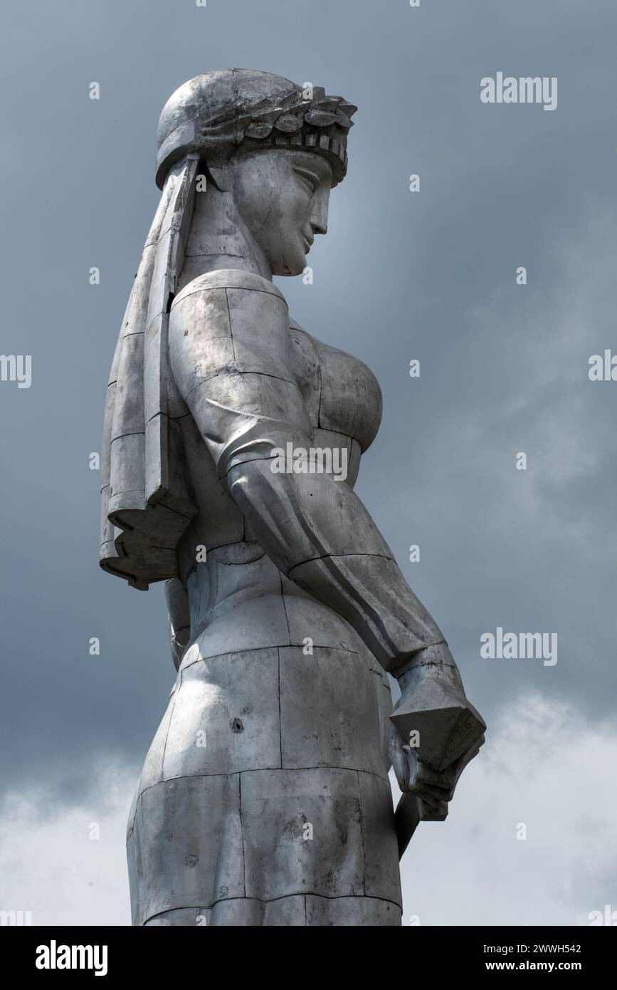 Kartlis Deda, a 20-meter tall aluminum statue known as Mother Georgian ...