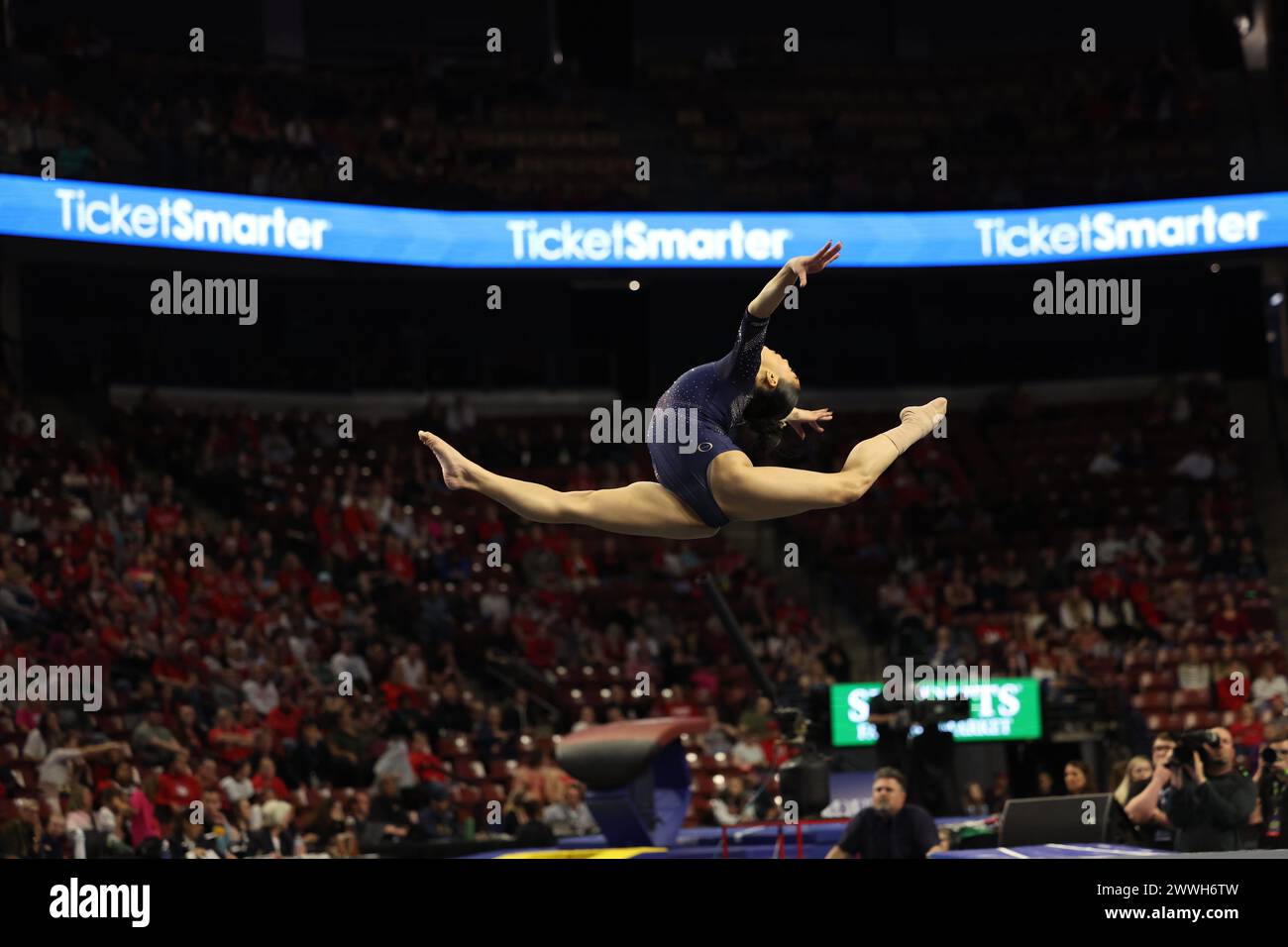 March 23, 2024 Gymnast MYA LAUZON (University of California Berkeley