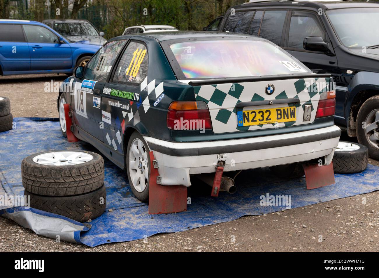 BW E36 Compact. North West Stages Rally 2024 Stock Photo Alamy