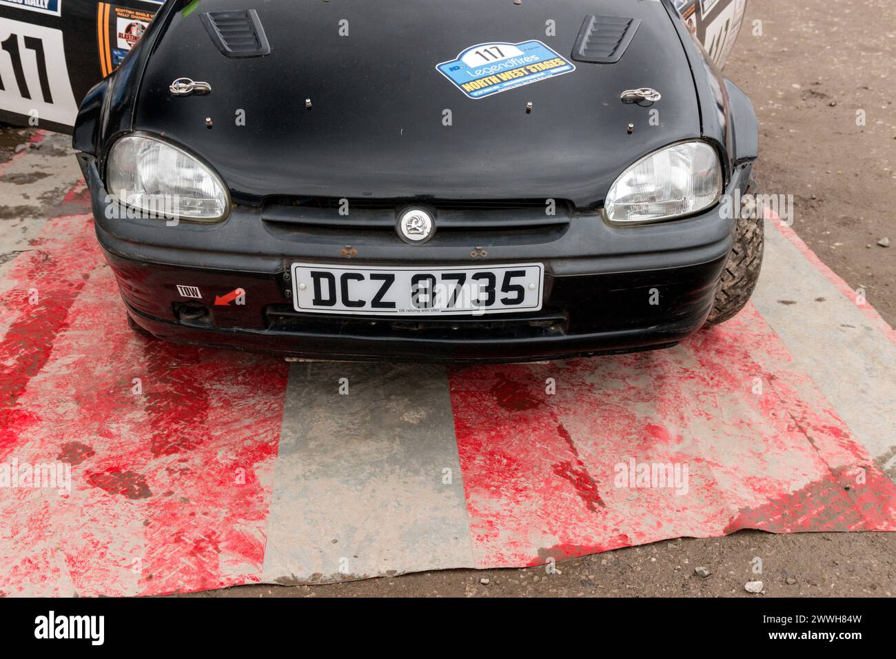 Vauxhall Corsa. North West Stages Rally 2024 Stock Photo Alamy