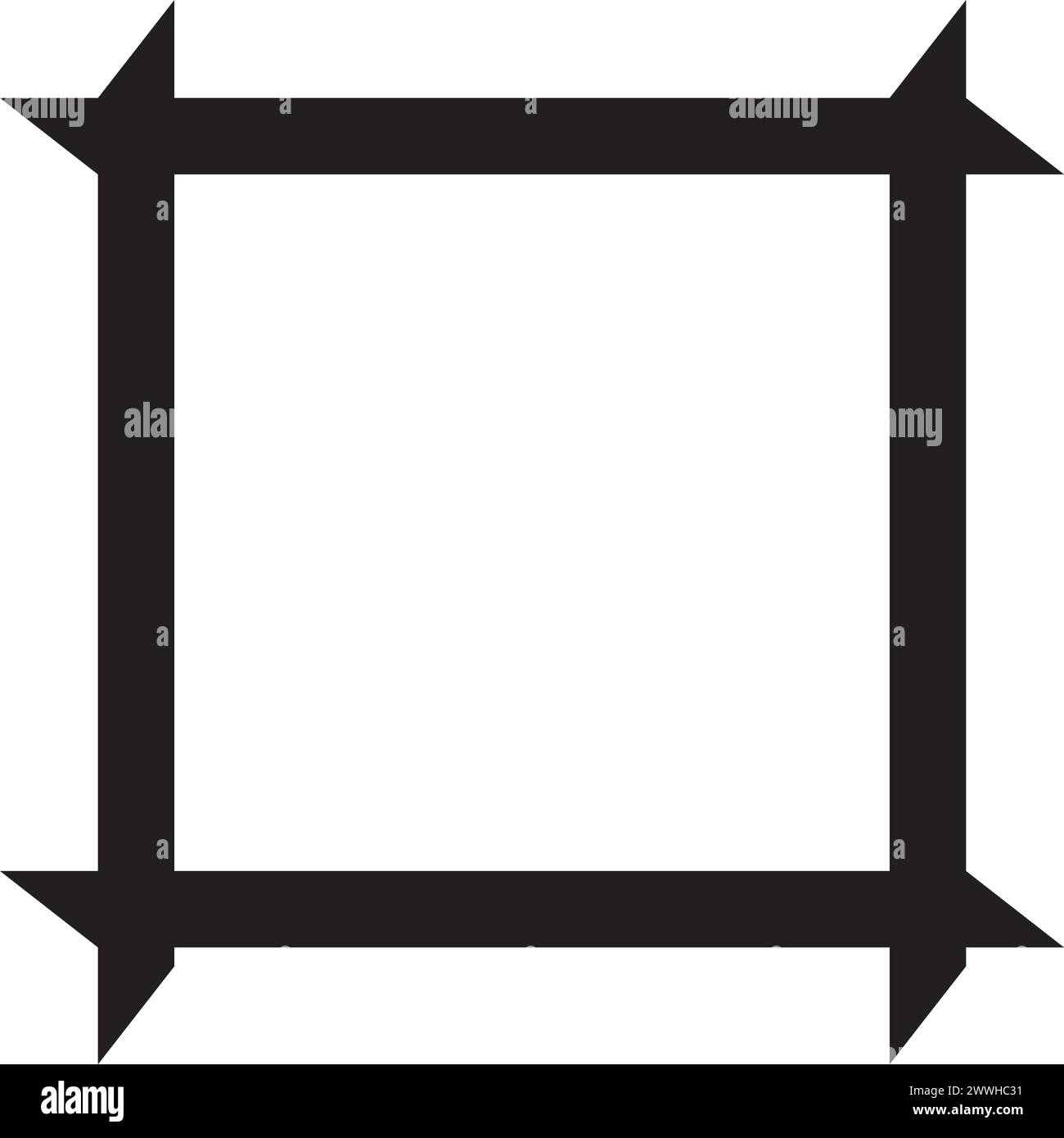 Frame Icon vector illustration symbol design Stock Vector